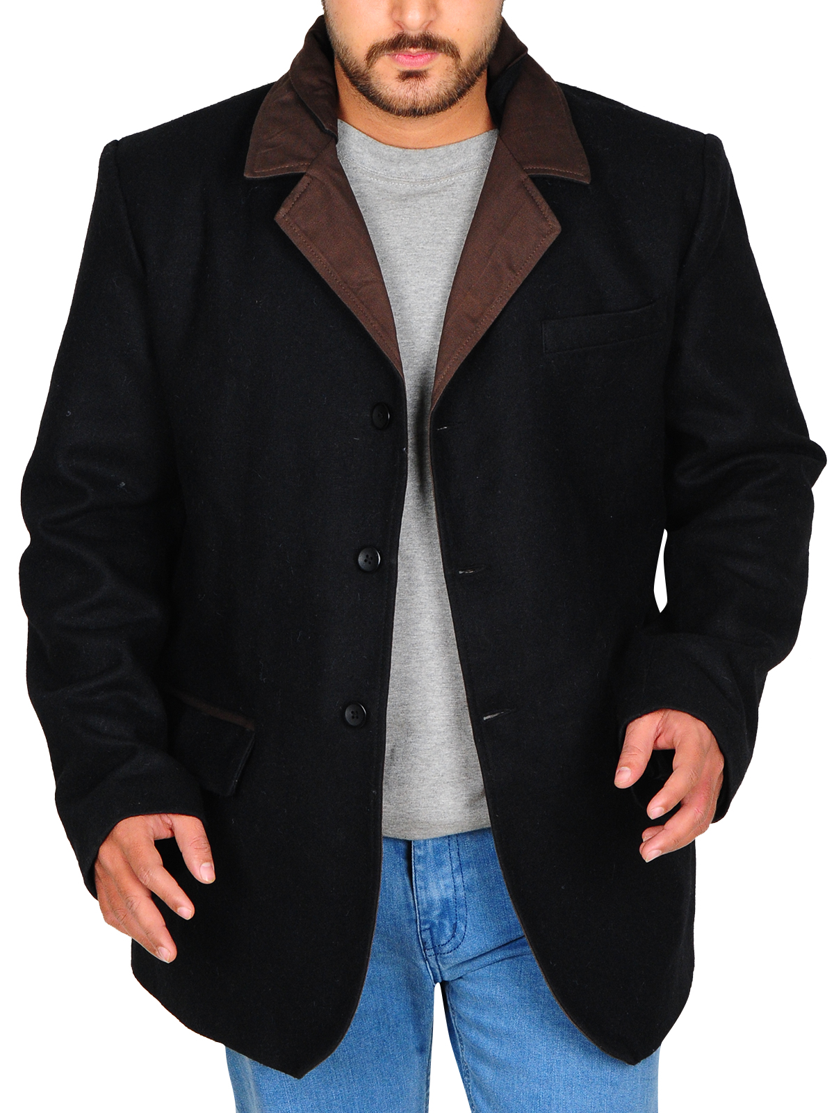 Actor Don Johnson Blood And Oil Series Black Coat - RockStar Jacket