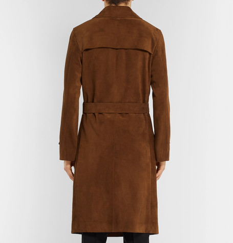 Tom Ford new Suede Trench Coat - RockStar Jacket