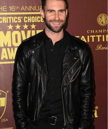 Adam Noah Levine Black Leather Jacket