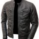 The Café Racer Slimfit Hi-Quality Black Geniune Leather Jacket