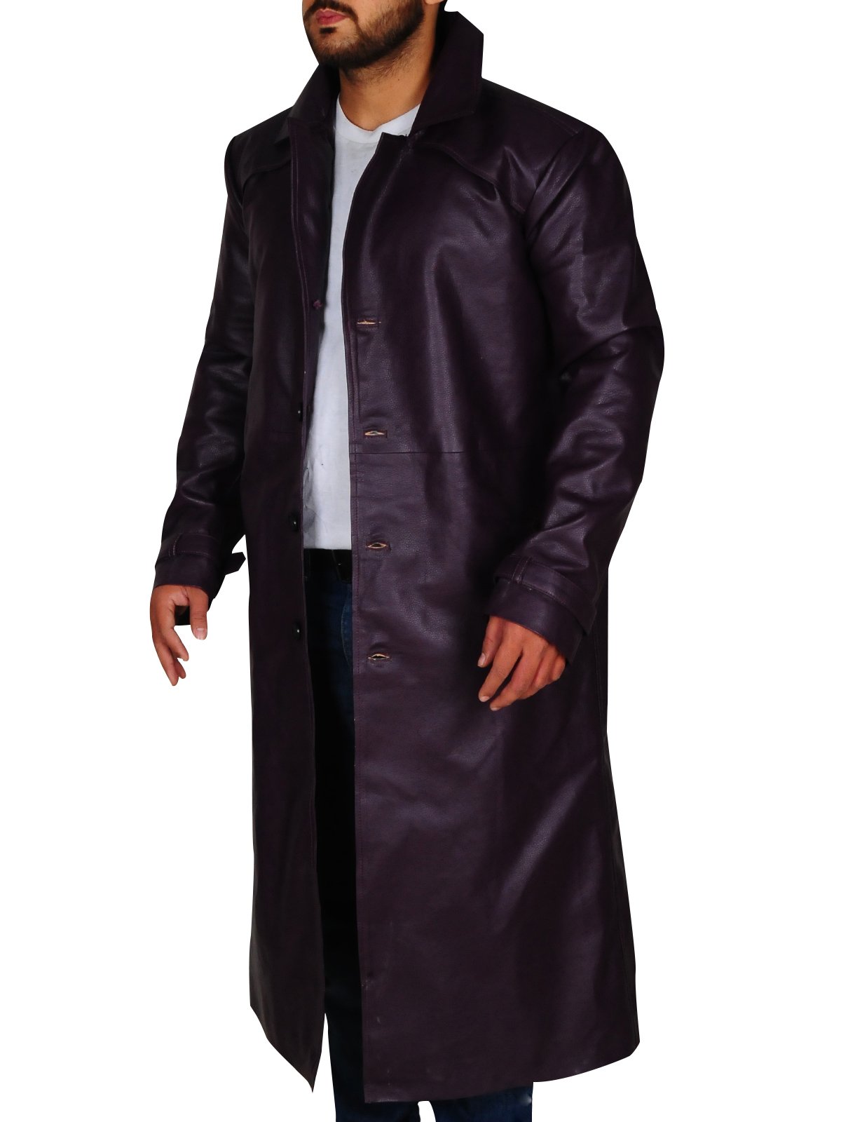 Albert Wesker Resident Evil 5 Purple Costume Coat- RockStar Jacket