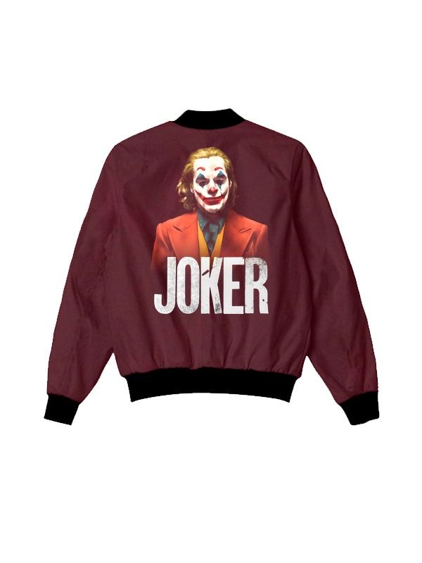Joaquin Phoenix Joker Inspired Varsity Bomber Jacket