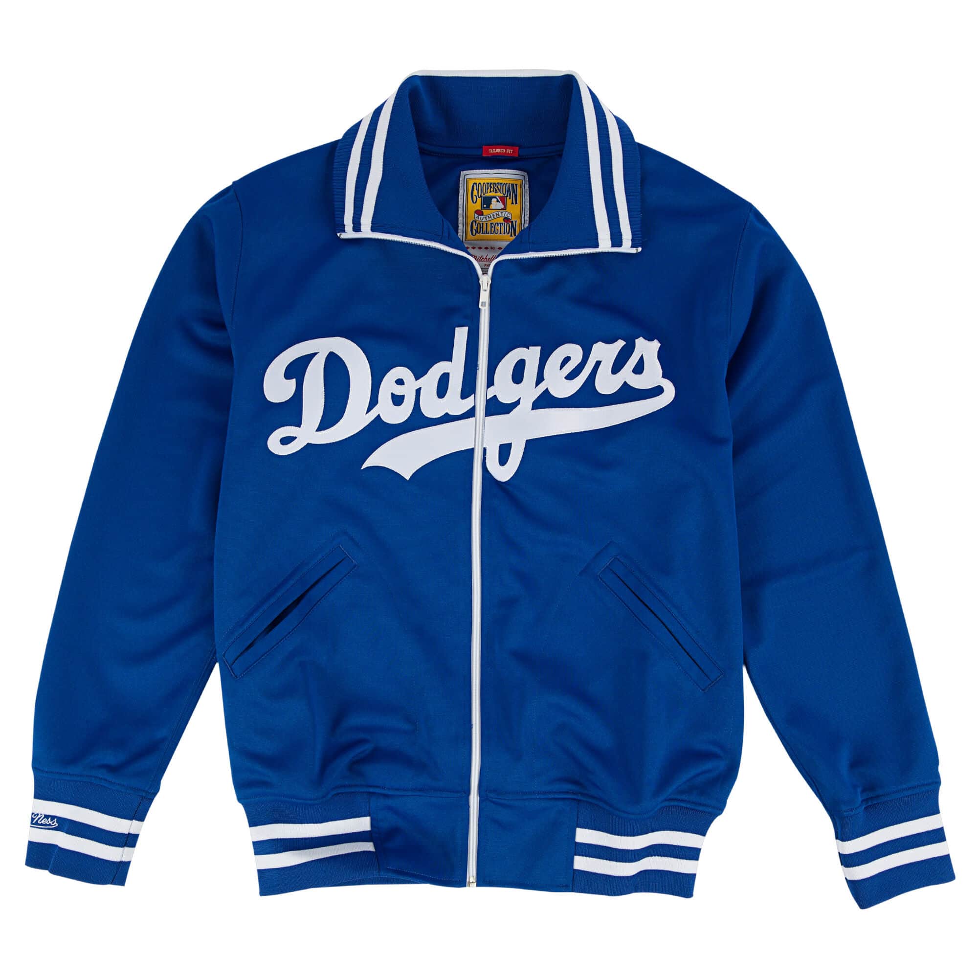 Men's La Dodgers Bomber Leather Jacket