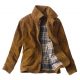 Orvis Rough Out Brown Suede Leather Jacket
