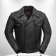 Rockstar Mastermind Motorcycle Men’s Black Leather Jacket