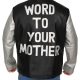 Vanilla Ice Word To Your Mother Leather Jacket back