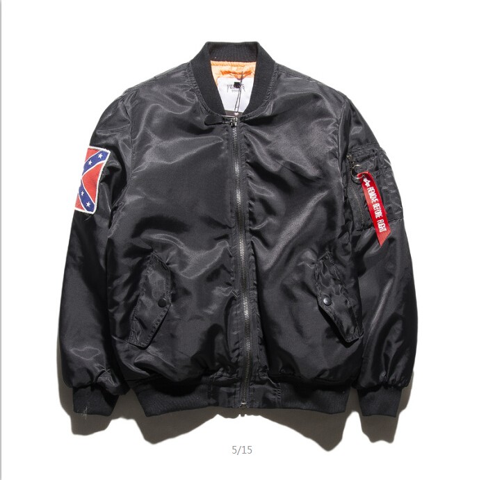 Kanye West Yeezy Confederate Flag Jacket - RockStar Jacket