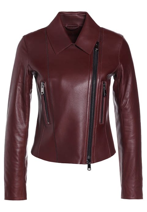 Women's Red Remi Leather Jacket