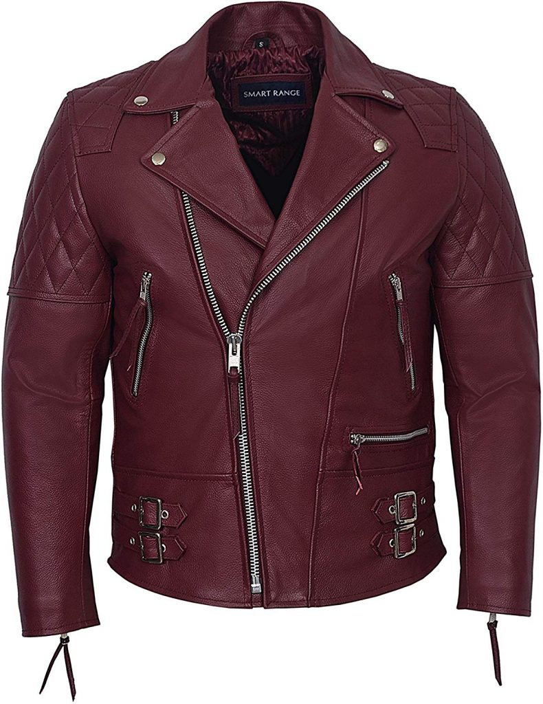 Oxblood Leather Jacket - RockStar Jacket