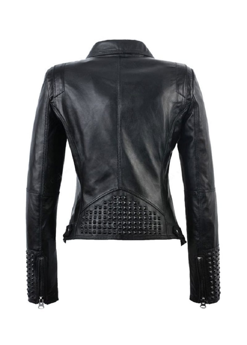 Studded Faux Leather Jacket - RockStar Jacket