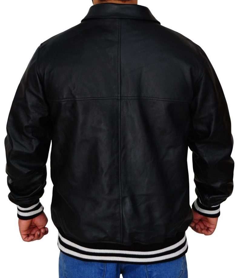 supreme black leather jacket