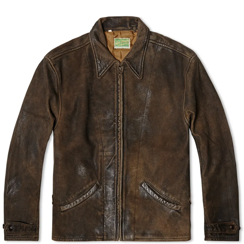 levi's vintage clothing 1930s menlo leather jacket