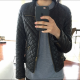 Quilted Faux Leathers Jacket Zara