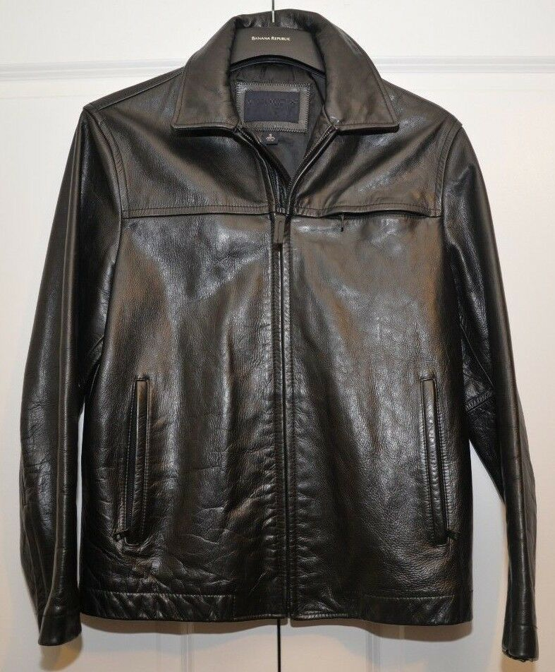 Banana Republic Black Leather Jacket - RockStar Jacket
