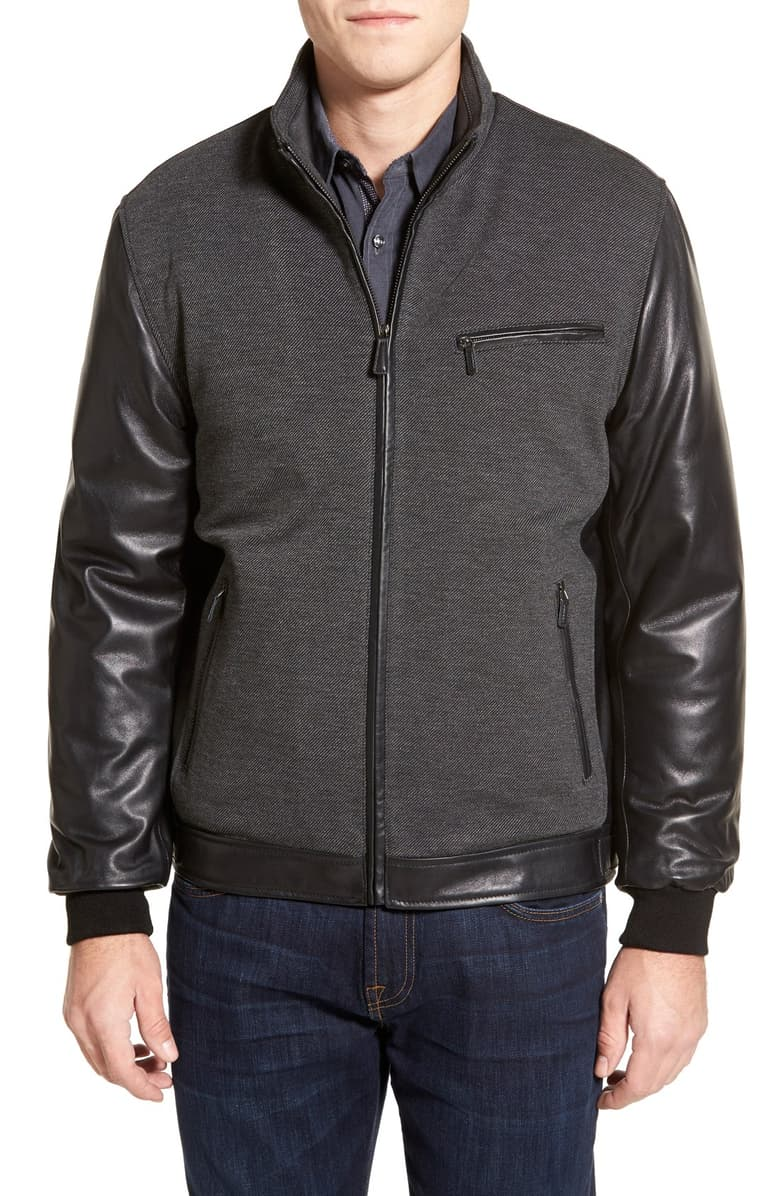 Bugatchi Leather Jacket - RockStar Jacket
