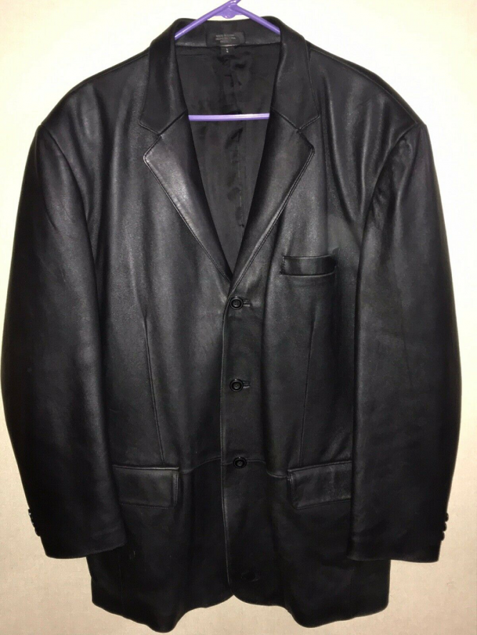 J Ferrar Leather Jacket Mens - RockStar Jacket