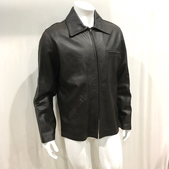 Apc Leather Jacket Mens - RockStar Jacket