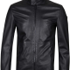Armani Black Leather Jacket