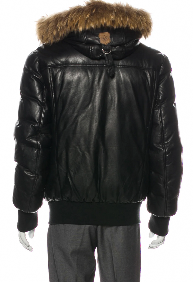Mackage Glen Bomber Leather Jacket - RockStar Jacket