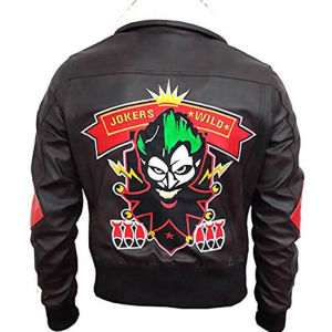 Harley Quinn Bombshell Leather Jacket