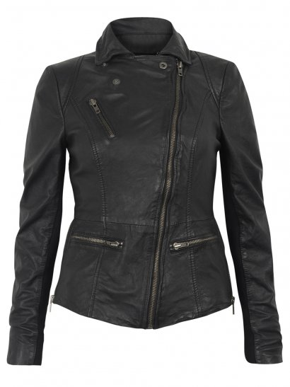 Muubaa Sirius Biker Leather Jacket - RockStar Jacket