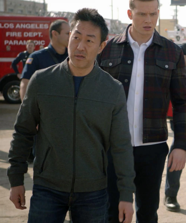 Kenneth Choi 9-1-1 Howie Han Cotton Jacket