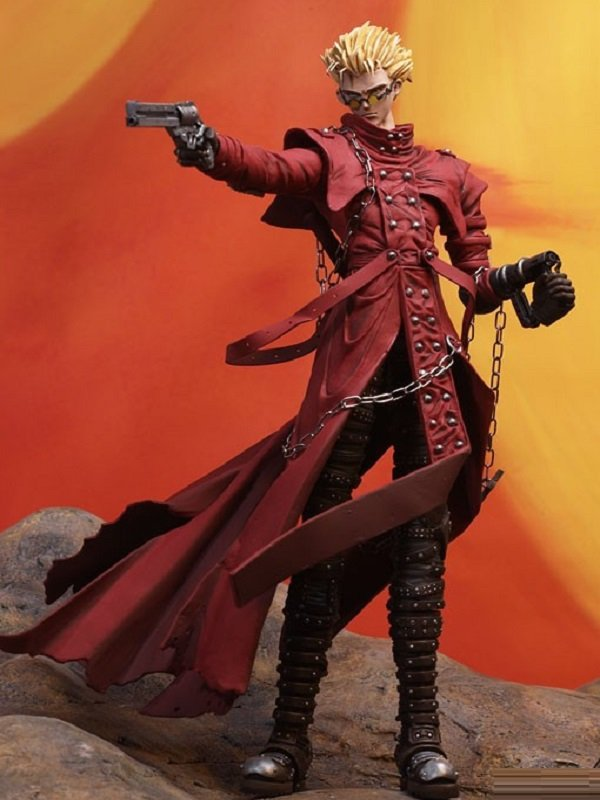 Vash The Stampede Trigun Trench Leather Coat