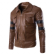 Leon Kennedy Resident Evil Brown Leather Jacket