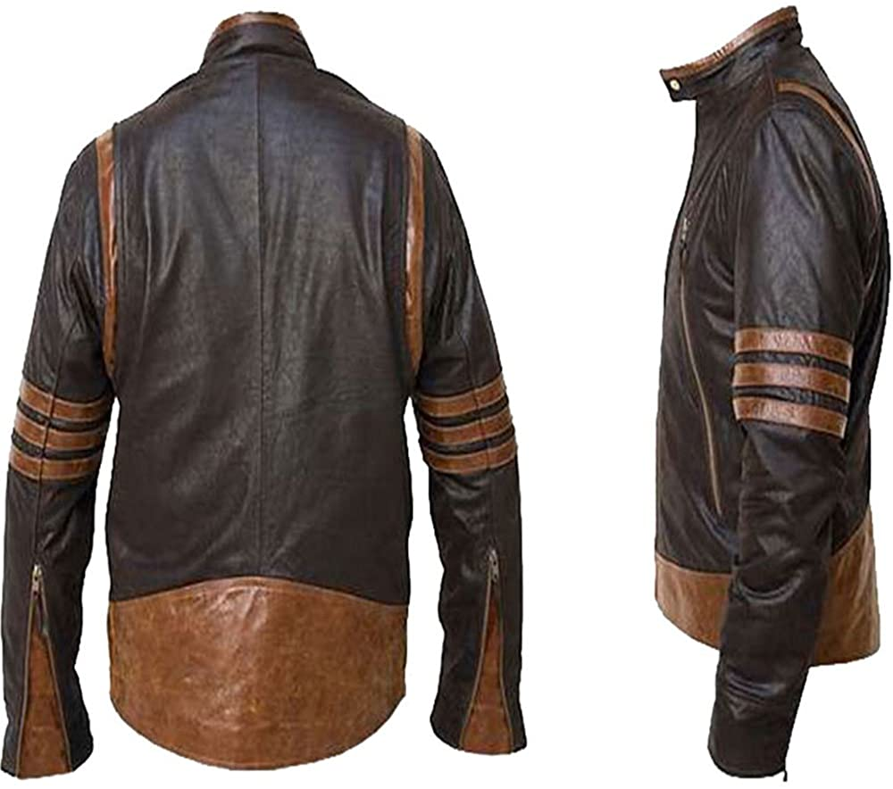 X Men Origins Wolverine Leather Jacket - RockStar Jacket