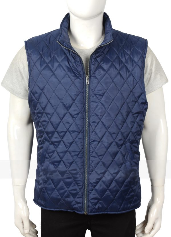 Kevin Costner Yellowstone John Dutton Blues Quilted Vest