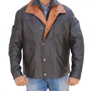 Thomas Rainwaters Yellowstones Gil Birmingham Leather Jacket