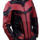 Antman (Paul Rudd) Red And Black Faux Leather Jacket