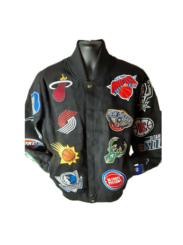 Atlanta Hawks Nba G-iii Collage Embroidered Front Snap Jacket