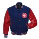 Atlanta Hawks Nba Red And Varsity Wool Jacket