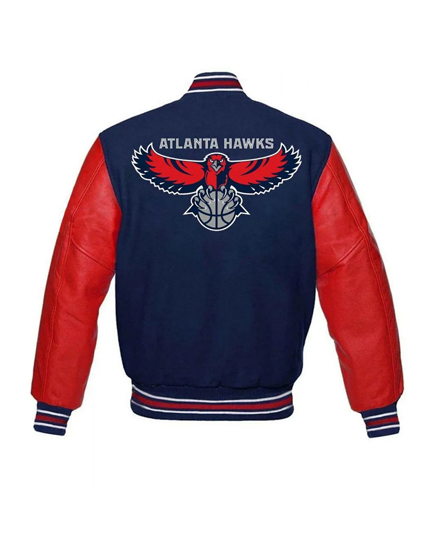 Atlanta Hawks Nba Red And Varsity Wool Jackets