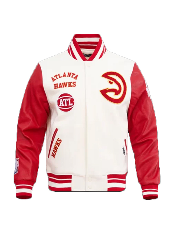 Atlanta Hawks Retro Classic Wool Varsity Jacket