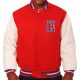 NBA LA Clippers JH Design Red_White Big & Tall Wool Varsity Jacket