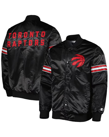 Toronto Raptors NBA Starter Satin Varsity Jacket