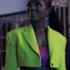 Mika Lime Green Cropped Jacket