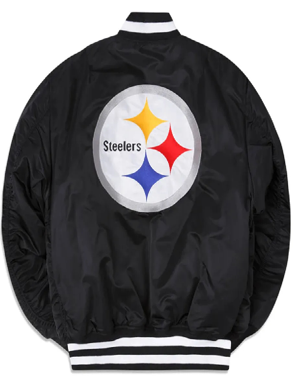 Pittsburgh Steelers MA-1 Satin Jacket