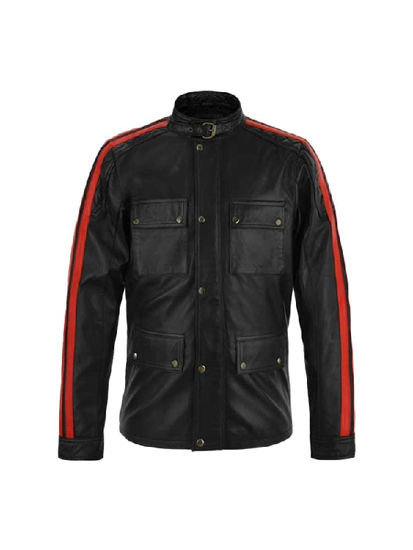 Vin Diesel Red Leather Jacket