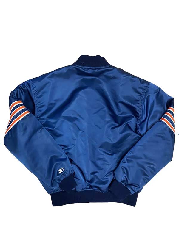 Chicago Bears 80’s Blue Satin Jacket