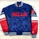 NFL Buffalo Bills Royal Blue and Red Satin Jacket