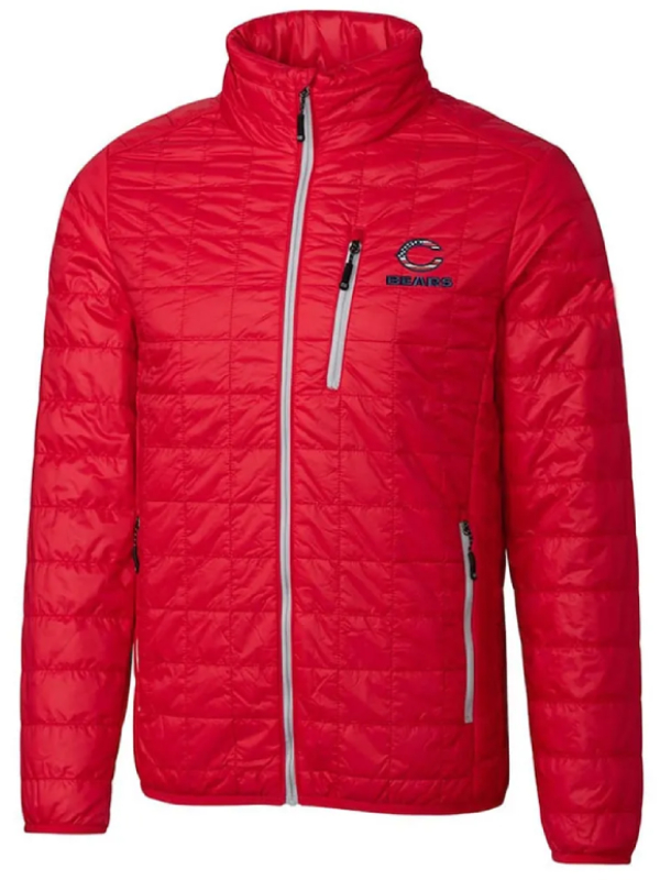 Chicago Bears American Rainier Red Polyester Jacket
