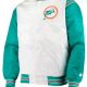 Miami Dolphins Green and White Starter Jacket