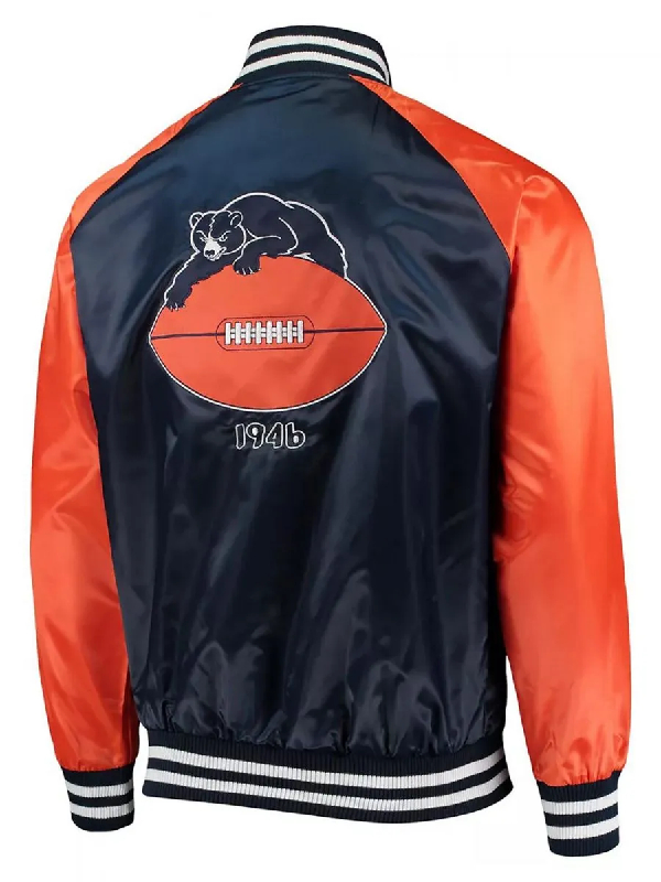 NFL Chicago Bears Clean Up Satin Jacket