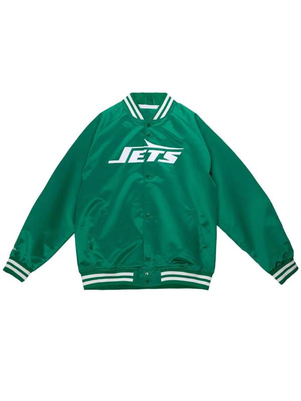 New York Jets Green Satin Jacket